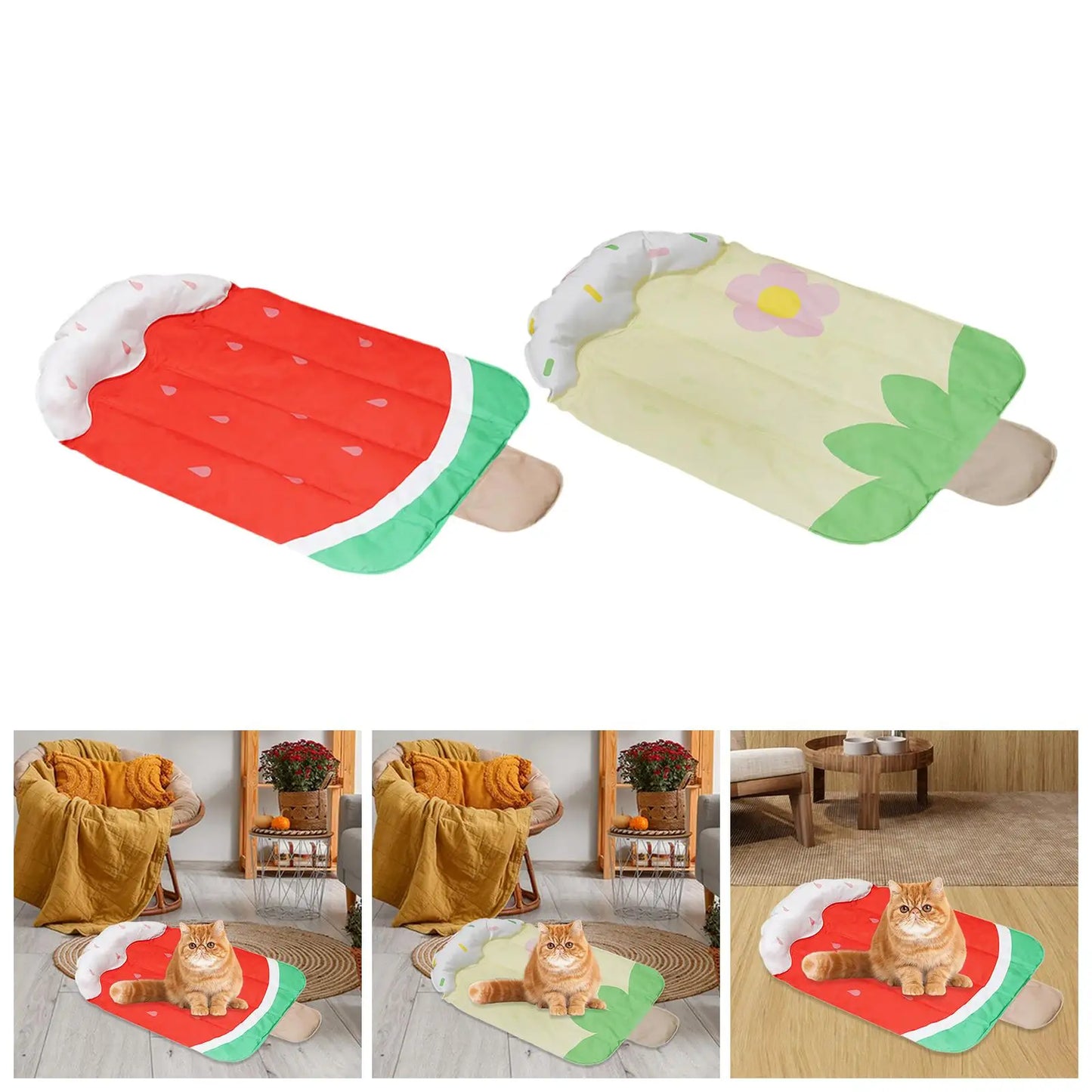 Pet Cooling Gel Mat Playmat Washable Furniture Protection Dog Cooling Pad Summer Cushion Bed for Small Medium Dog and Adult Cat